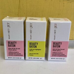 Beauty Baton Lip and Cheek Add on and Multi Use Highlighter 3 products Band new